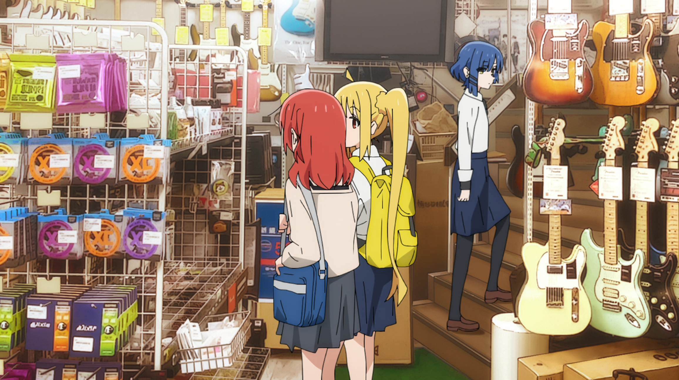 Another screenshot of the music store shown in the show